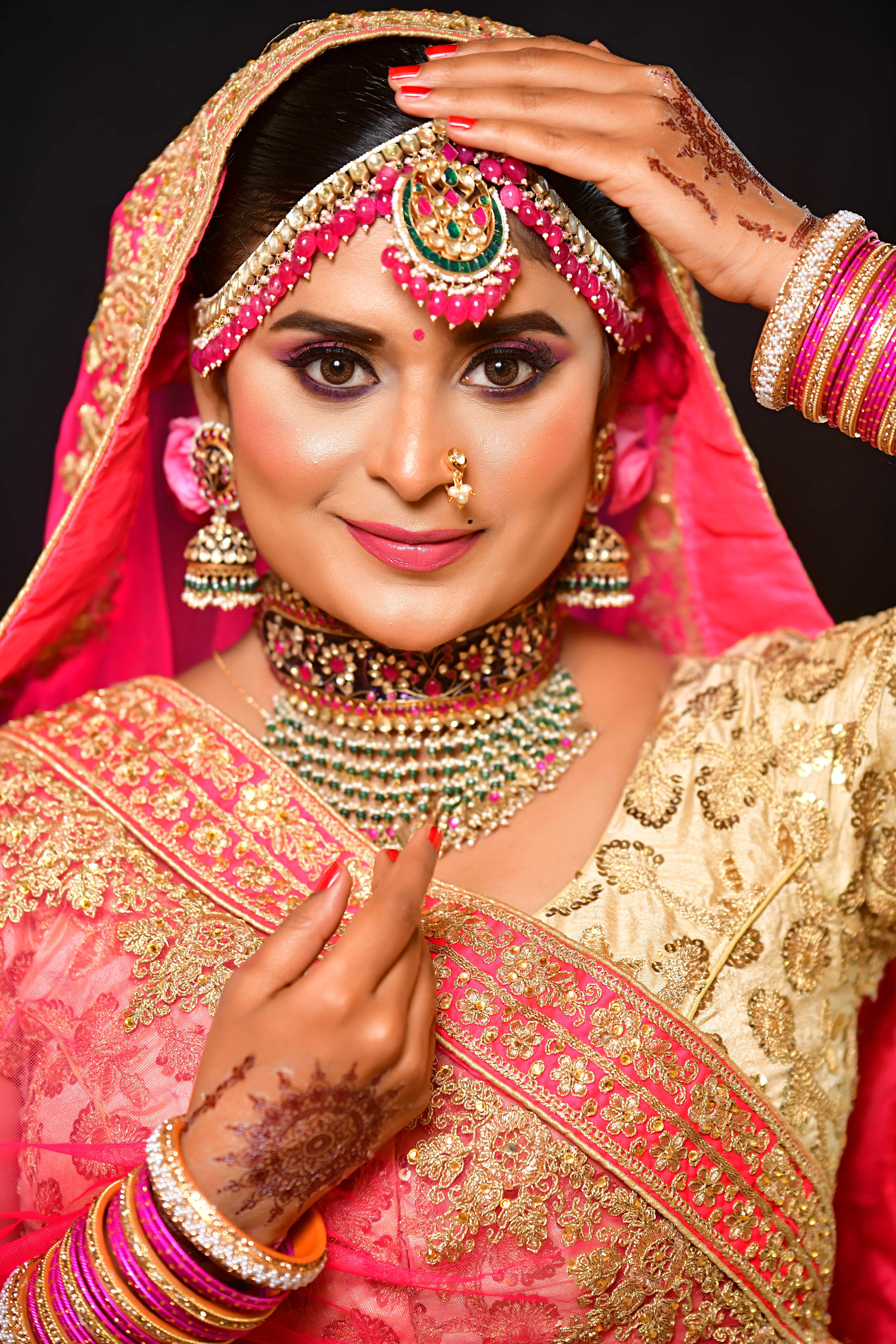 Engagement Makeup Sonal Studio Bangalore